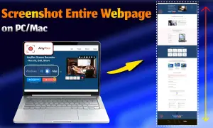 Dowiedz się, jak zrobić zrzut ekranu całej strony internetowej na PC/Mac za pomocą AnyRec Screen Recorder.