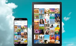Samsung Cloud co to? Zdjęcia z galerii telefonu i tabletu Samsung, synchronizowane w chmurze.