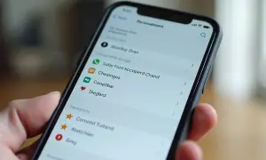 Ustawienia personalizacji telefonu, gdzie można znaleźć opcję jak zwiększyć litery w telefonie, aby poprawić czytelność.