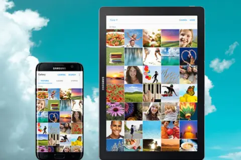 Samsung Cloud co to? Zdjęcia z galerii telefonu i tabletu Samsung, synchronizowane w chmurze.
