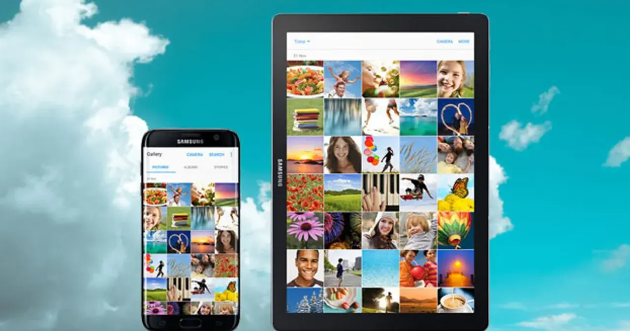 Samsung Cloud co to? Zdjęcia z galerii telefonu i tabletu Samsung, synchronizowane w chmurze.